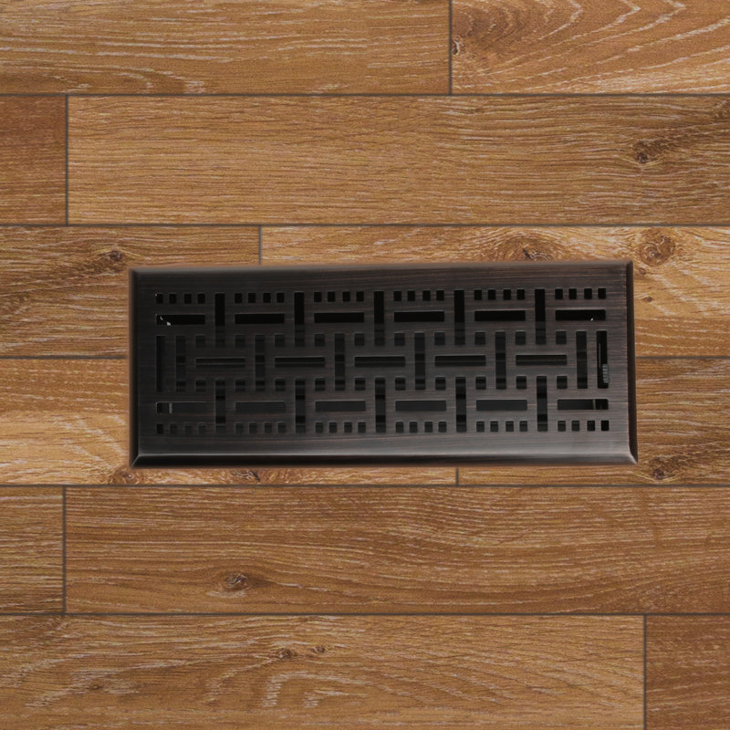 Akicon 4'' W Stainless Steel Floor Vent Cover Wayfair